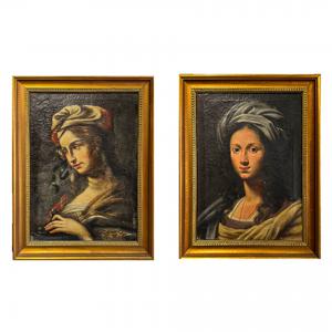 "Le Sibille", olio su tela, Epoca '600, “The Sibyls,” oil on canvas, 17th century